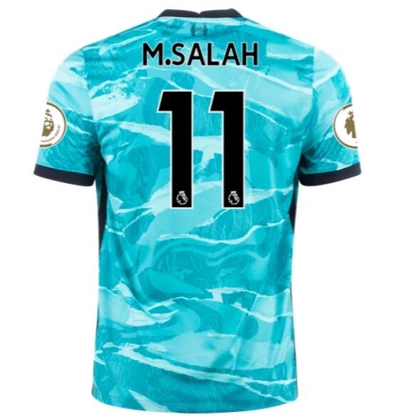 Liverpool Away Kit Soccer Jersey MOHAMED SALAH #11 2020/21